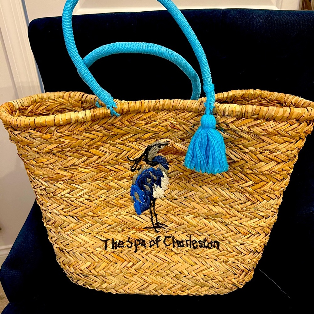 Printed beach bag The Spa of Charleston